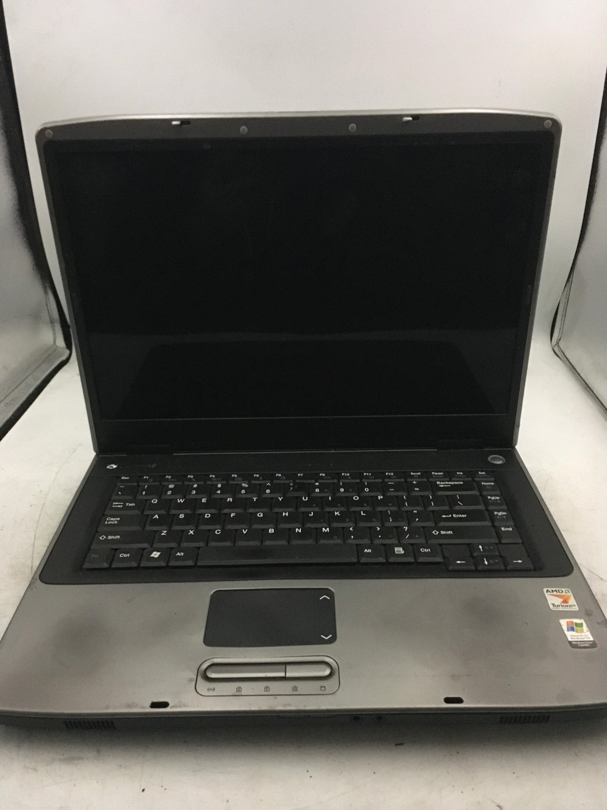 GATEWAY MA3 MX6447 - FOR PARTS/NO POWER - AMD TURION MOBILE - 1GB RAM - READ -BB