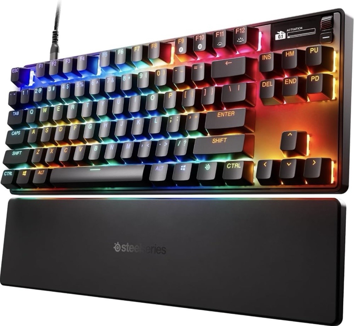 SteelSeries Apex Pro TKL Gen 3 Gaming Keyboard - OmniPoint Magnetic Switches