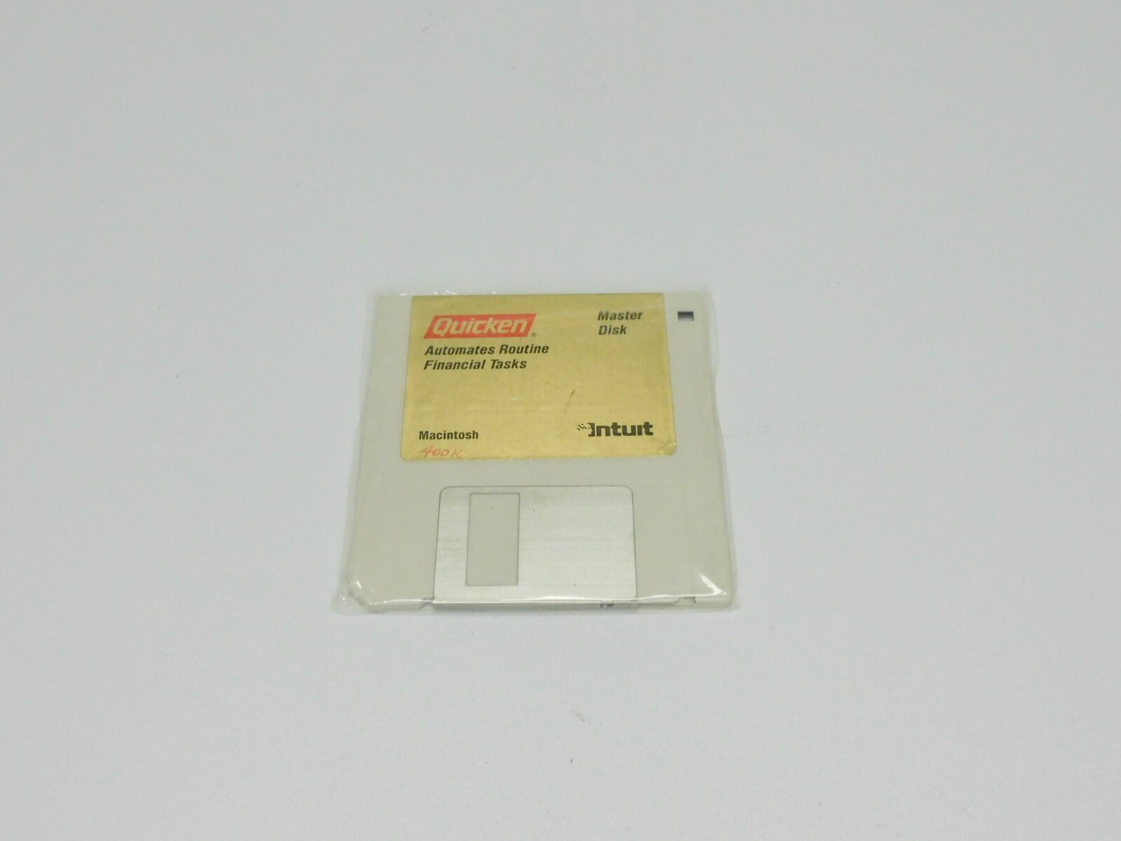 Vintage Quicken Automates Routine Financial Tasks Master Disk 1988 Mac