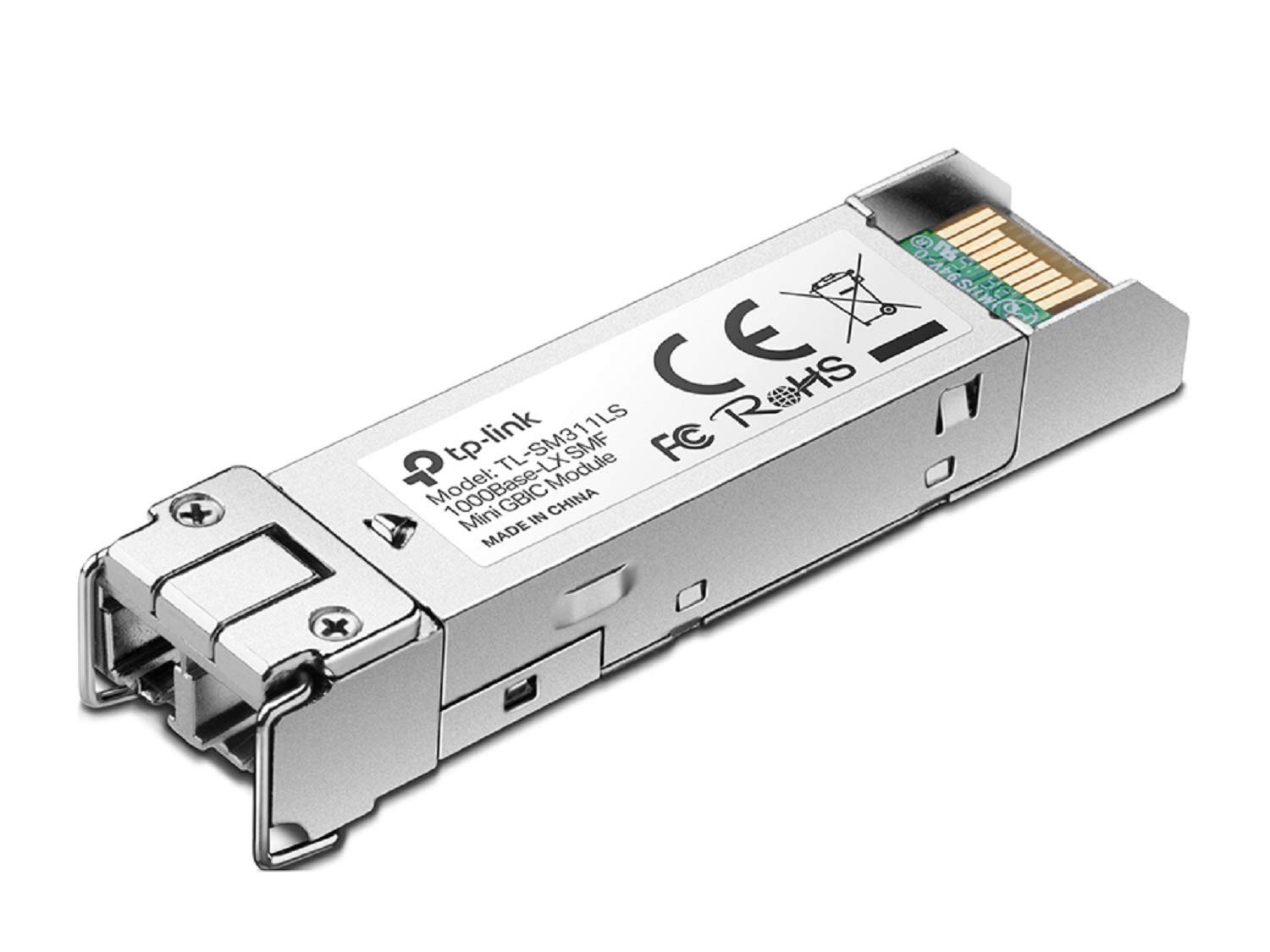MiniGBIC Single Mode Fiber Module 1310nm 1.25Gbps LC UPC 20km Compatible SFP