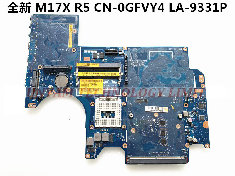 For DELL Alien M17X R5 Motherboard LA-9331P 0GFVY4/ 02XJJ7