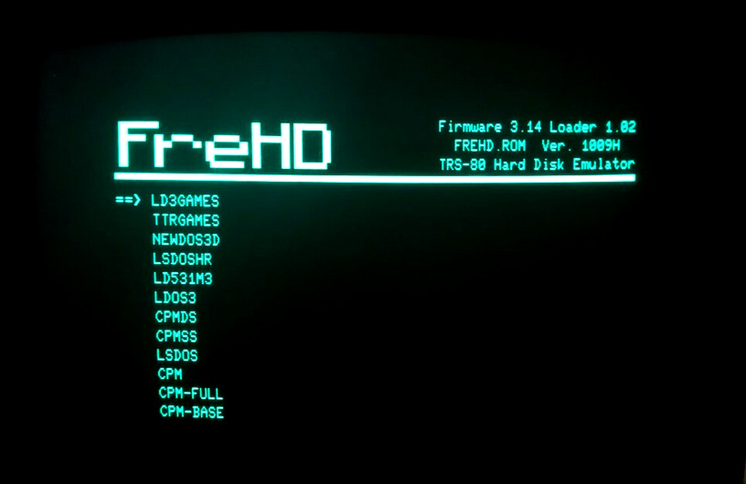 TRS-80 Model III FreHD AUTOBOOT ROM  for Radio Shack Tandy