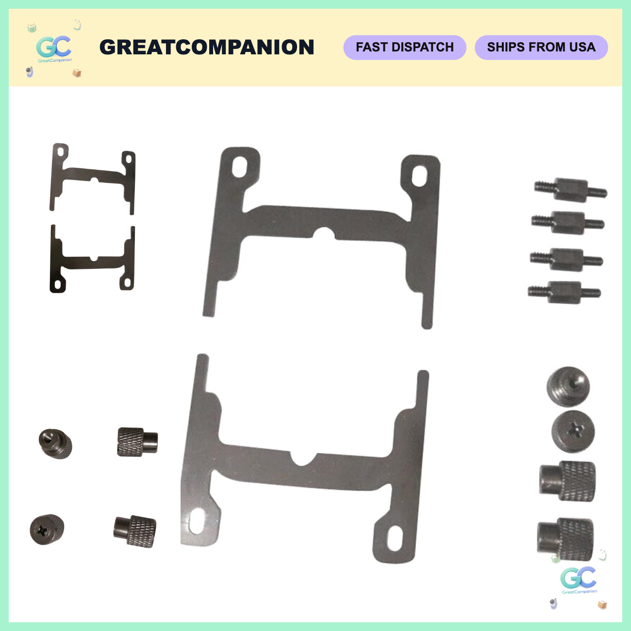 10PCS CPU Bracket for AM5 AM4 Coolers - Retention Kit for Elite Capellix LCD Ser