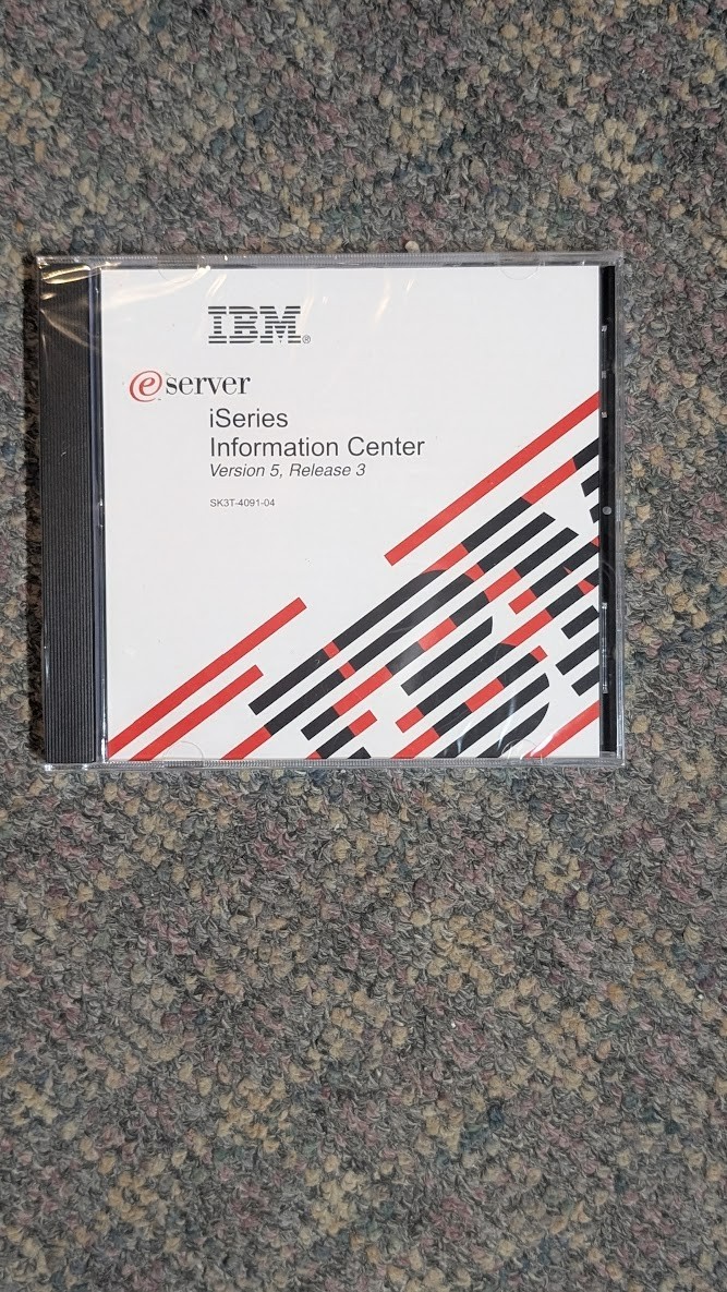 IBM  iSERIES  INFORMATION CENTER Version 5 Release 3 Disk CD New in Package
