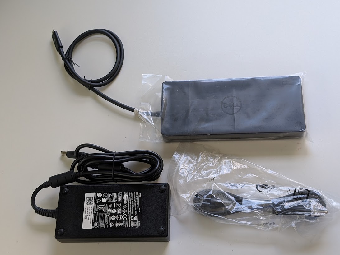 Dell WD22TB4 Thunderbolt 4 Docking Station 130W PD 180W AC Adapter