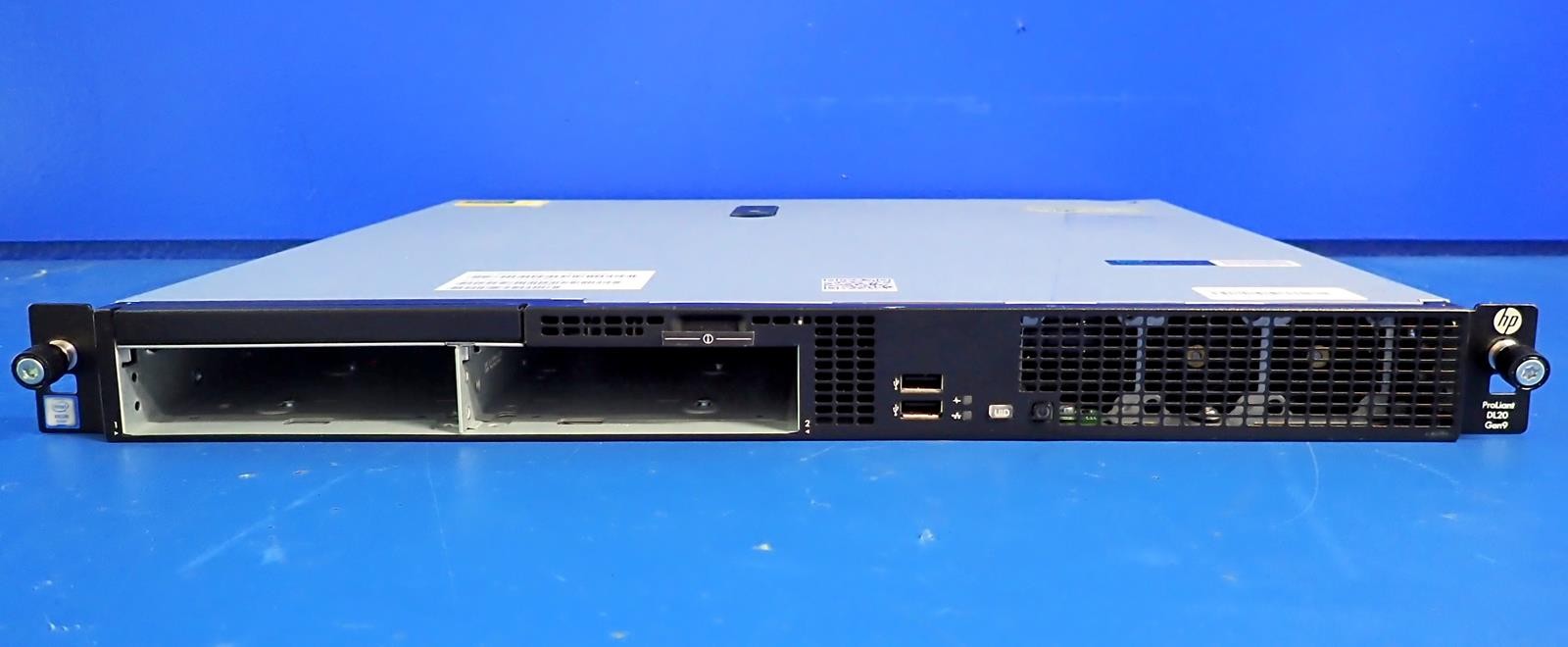 HP ProLiant DL20 GEN9 | Intel Xeon E3-1220 v5 16GB RAM  3.5" Bay B140i 331T 332i