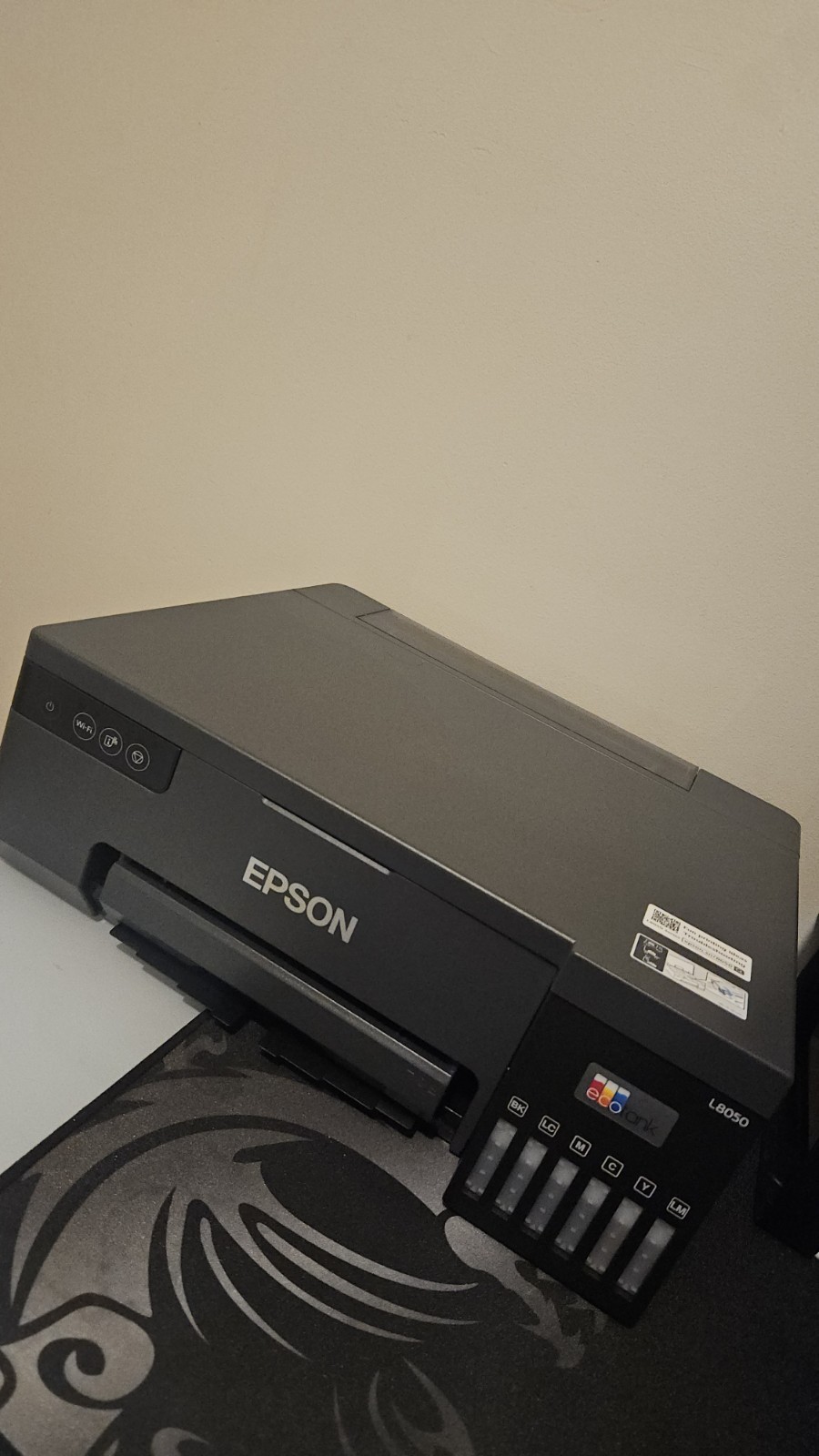 EPSON EcoTank L8050 Photo Printer Fast 6 Colors A4 Size - Excellent Condition