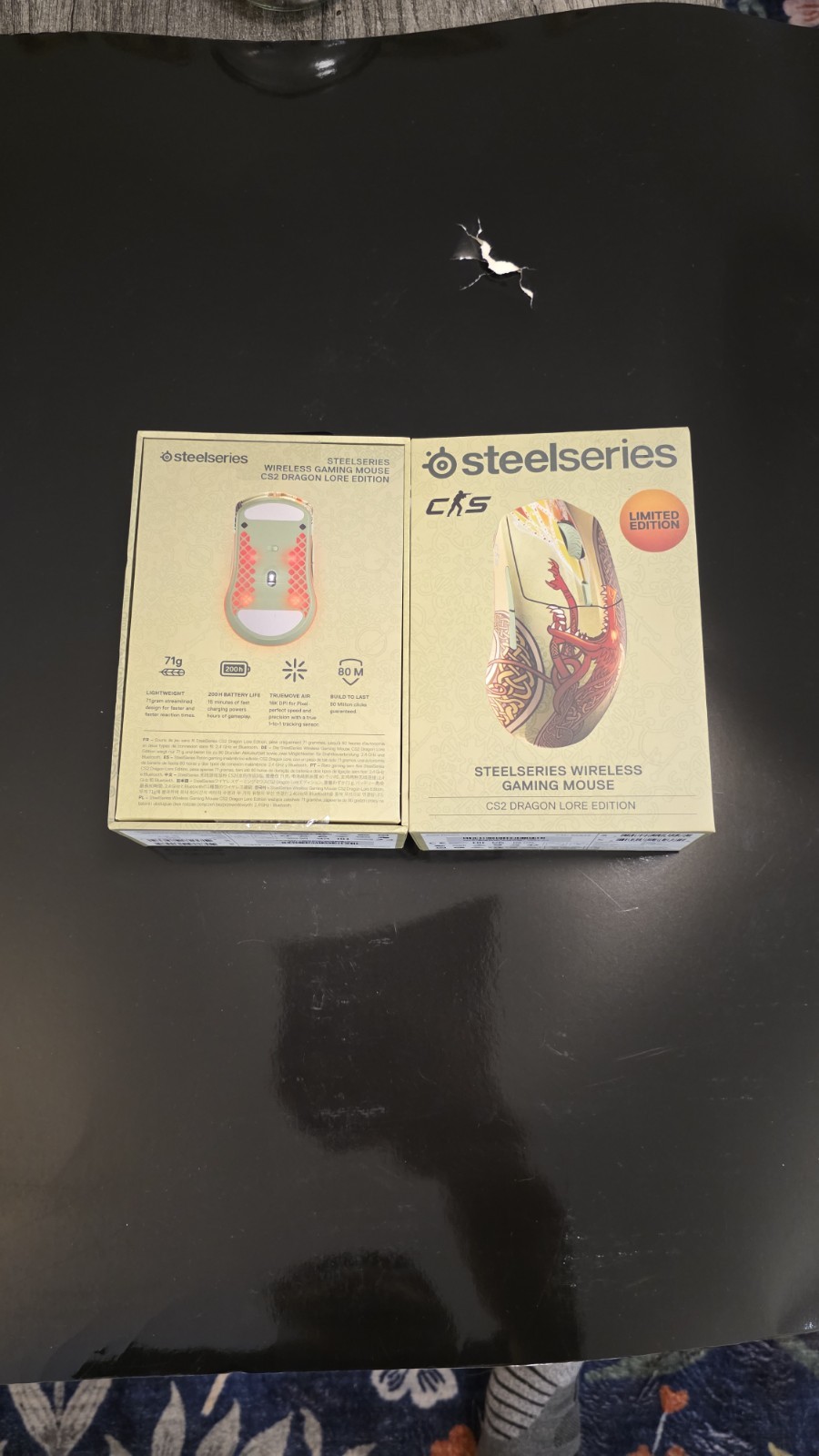 SteelSeries Wireless Gaming Mouse CS2 Dragon Lore Limited Edition