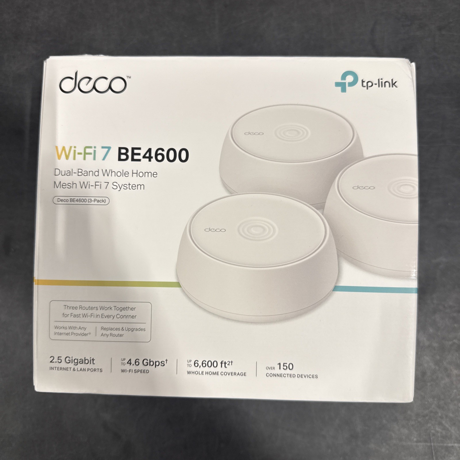 New Deco BE460 Dual Band Home WiFi 7 Mesh System