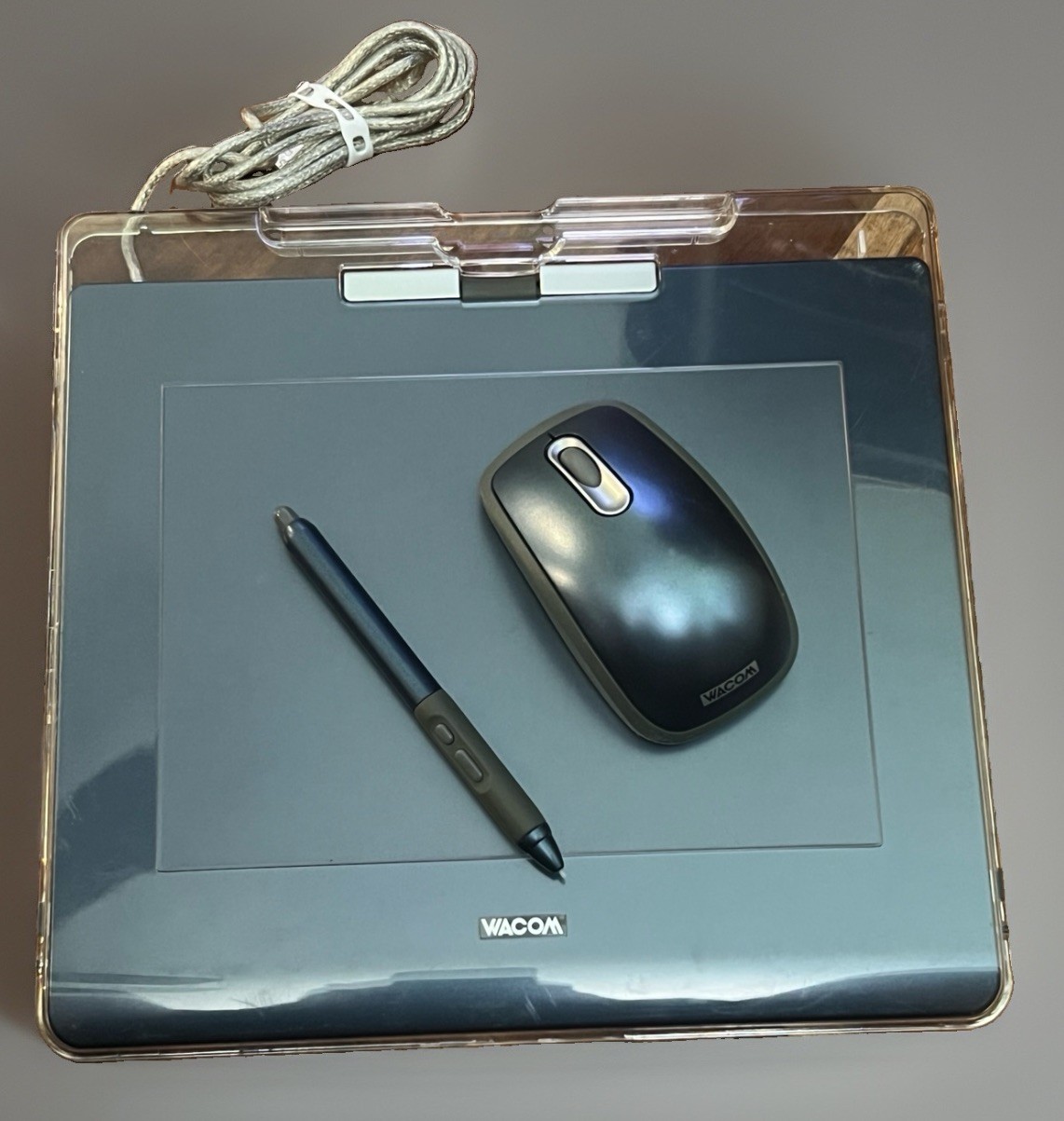 Wacom Graphire4 CTE-640 6x8" USB Drawing Graphics Tablet White Works Great