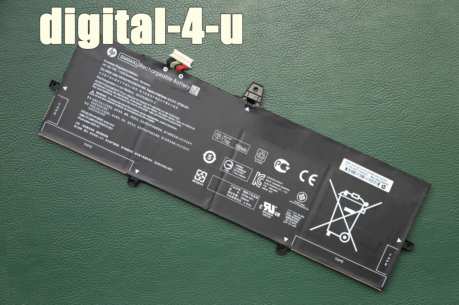 New Genuine BM04XL Battery HSTNN-DB8L HSTNN-UB7L for HP Elitebook X360 1030 G3