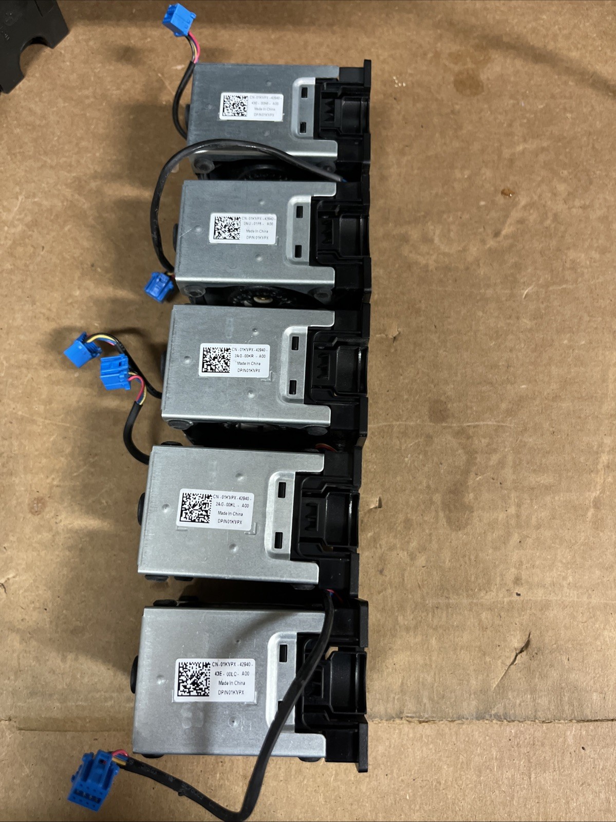 LOT of (5) 1KVPX Dell PowerEdge R520 Server Cooling Fans