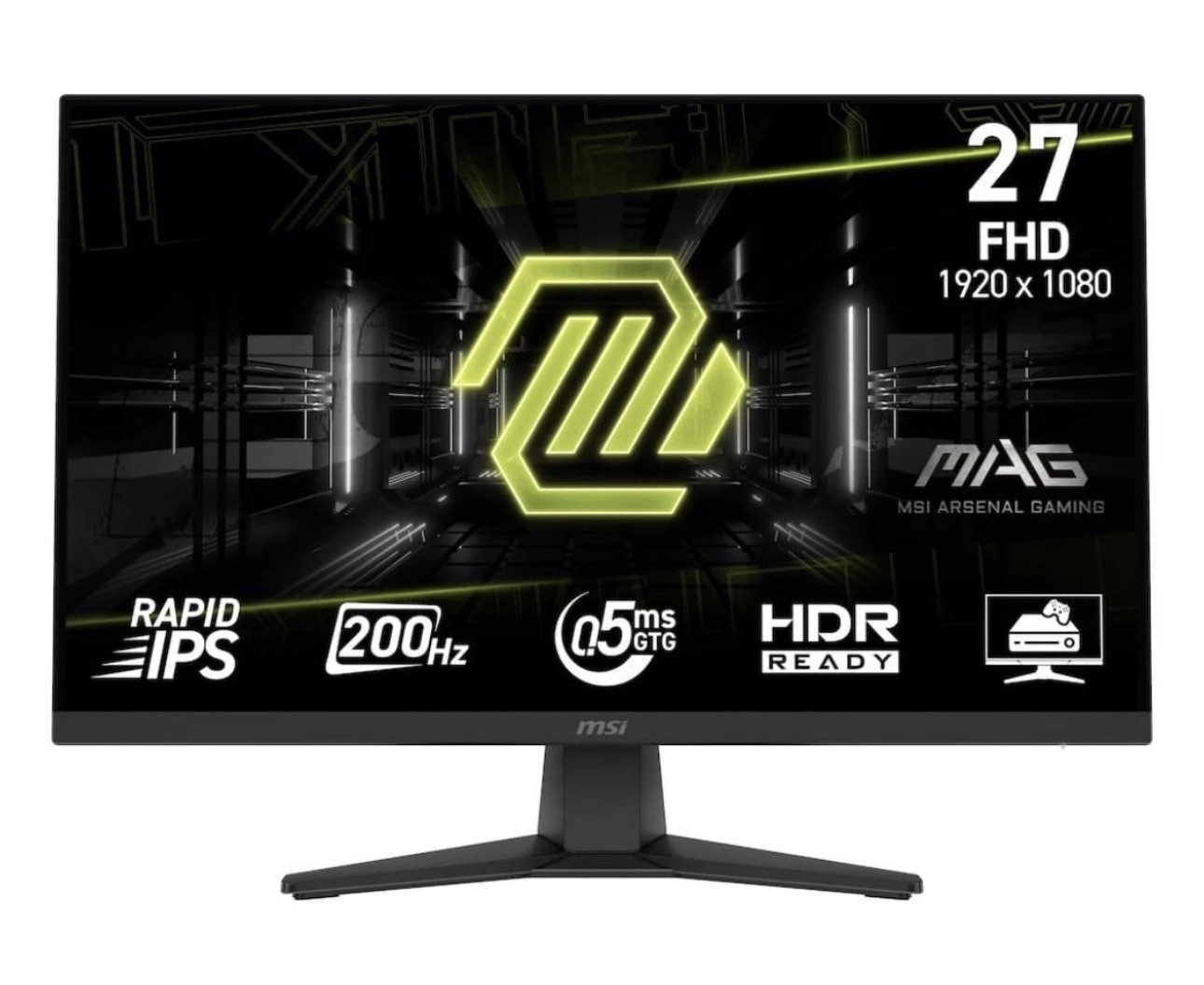 MSI MAG 272F 27in FHD 200Hz 0.5ms IPS Gaming Monitor HDMI/DP Black