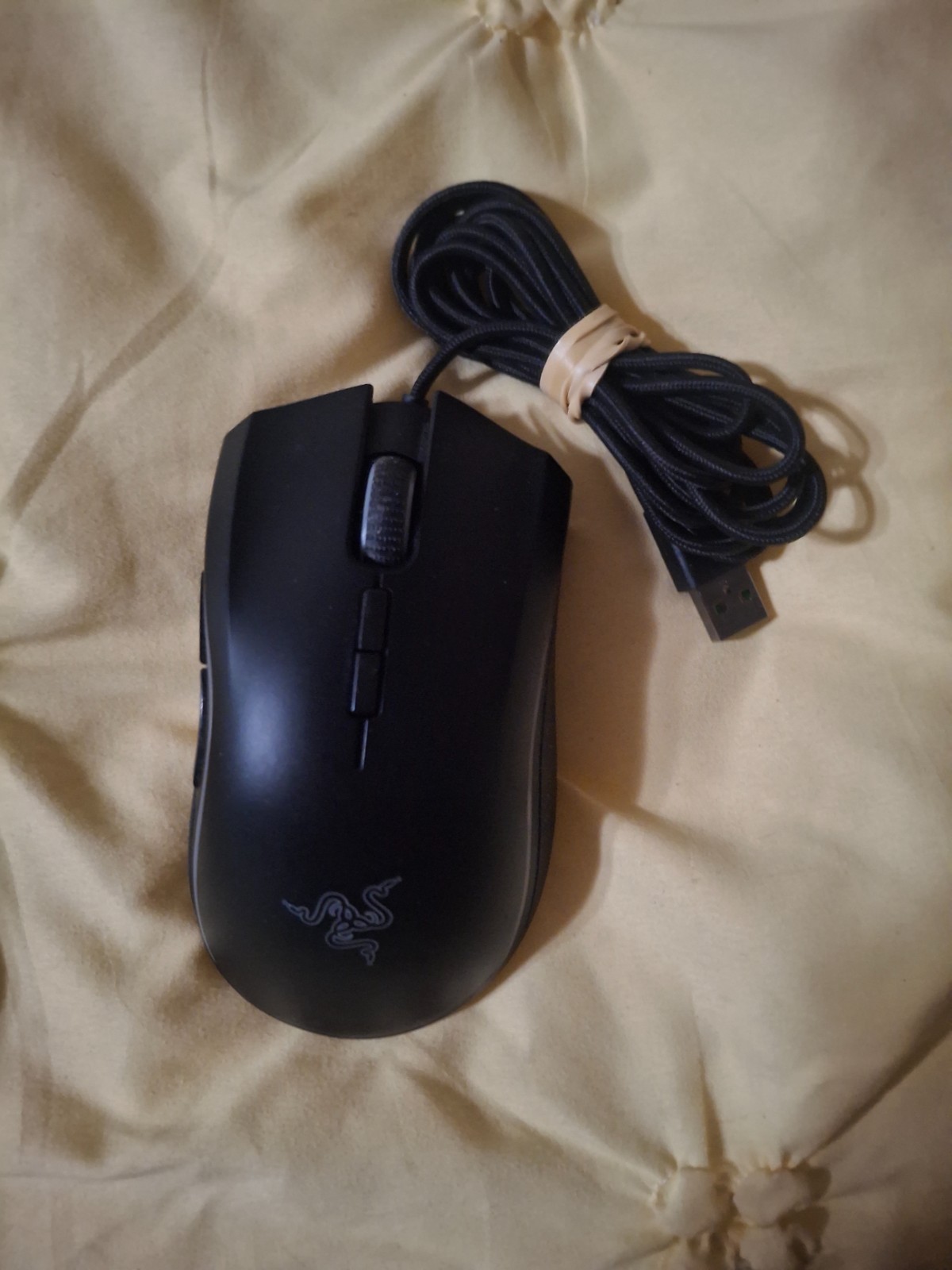 Razer Mamba Elite Wired Gaming Mouse Chroma RGB 16000 DPI Black – Model RZ01-025