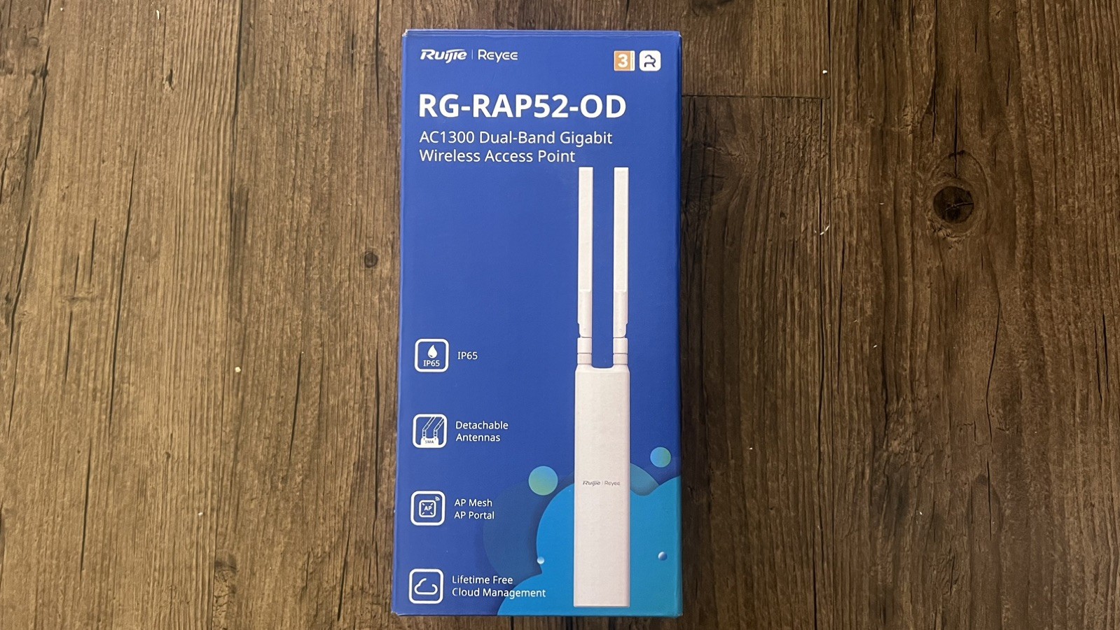 Ruijie by Reyee RG-RAP52-OD Wi-Fi 5 AC1300 Dual-Band Outdoor Access Point