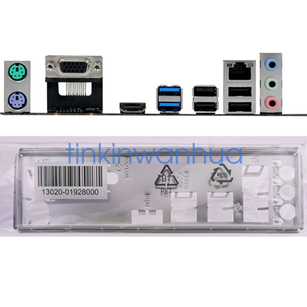 For ASUS H110M-E/ H110M-E D3 Motherboard IO Shield I/O Shield Backplate