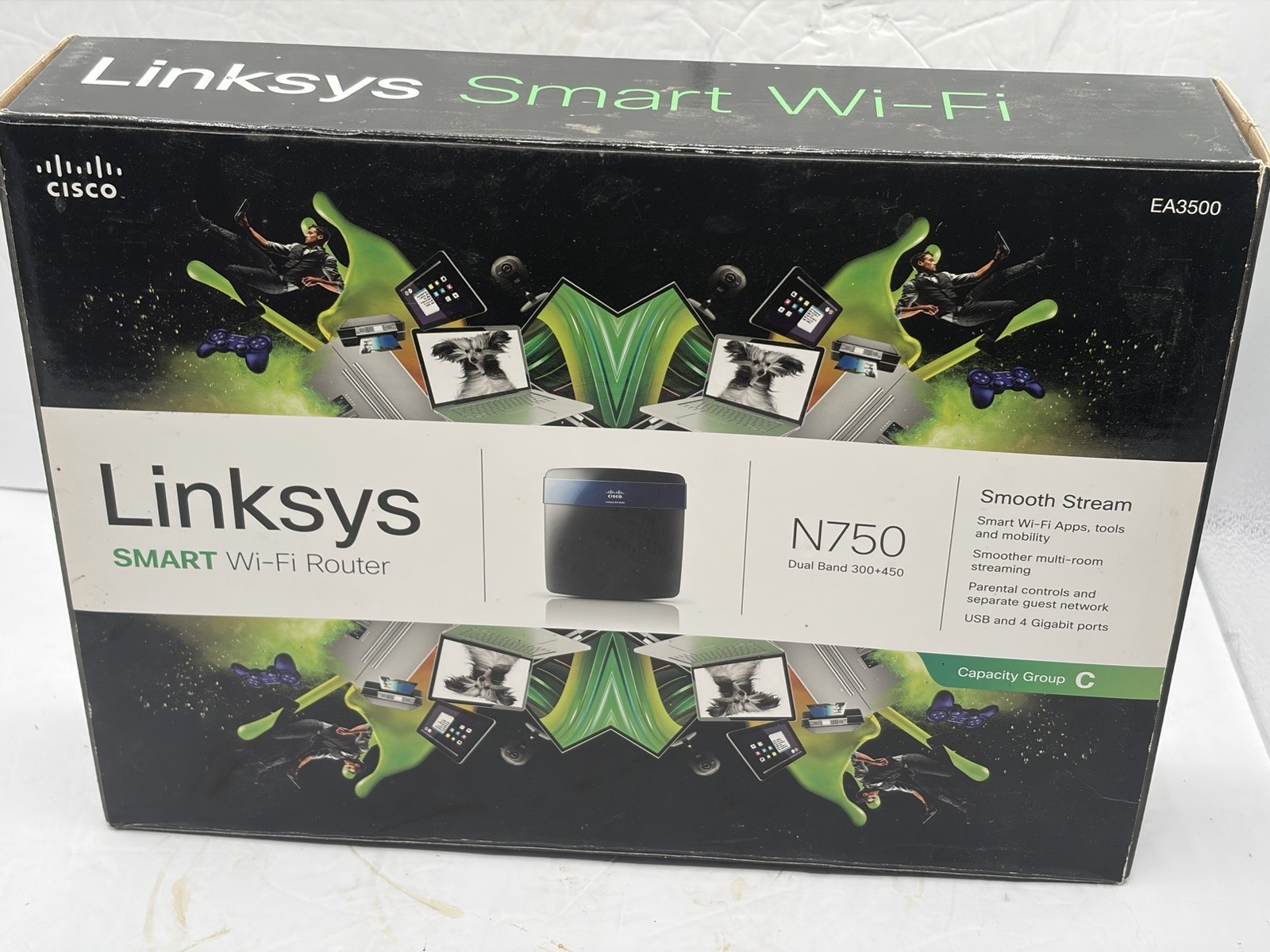 CISCO Linksys Smart Router EA3500 WiFi Wireless