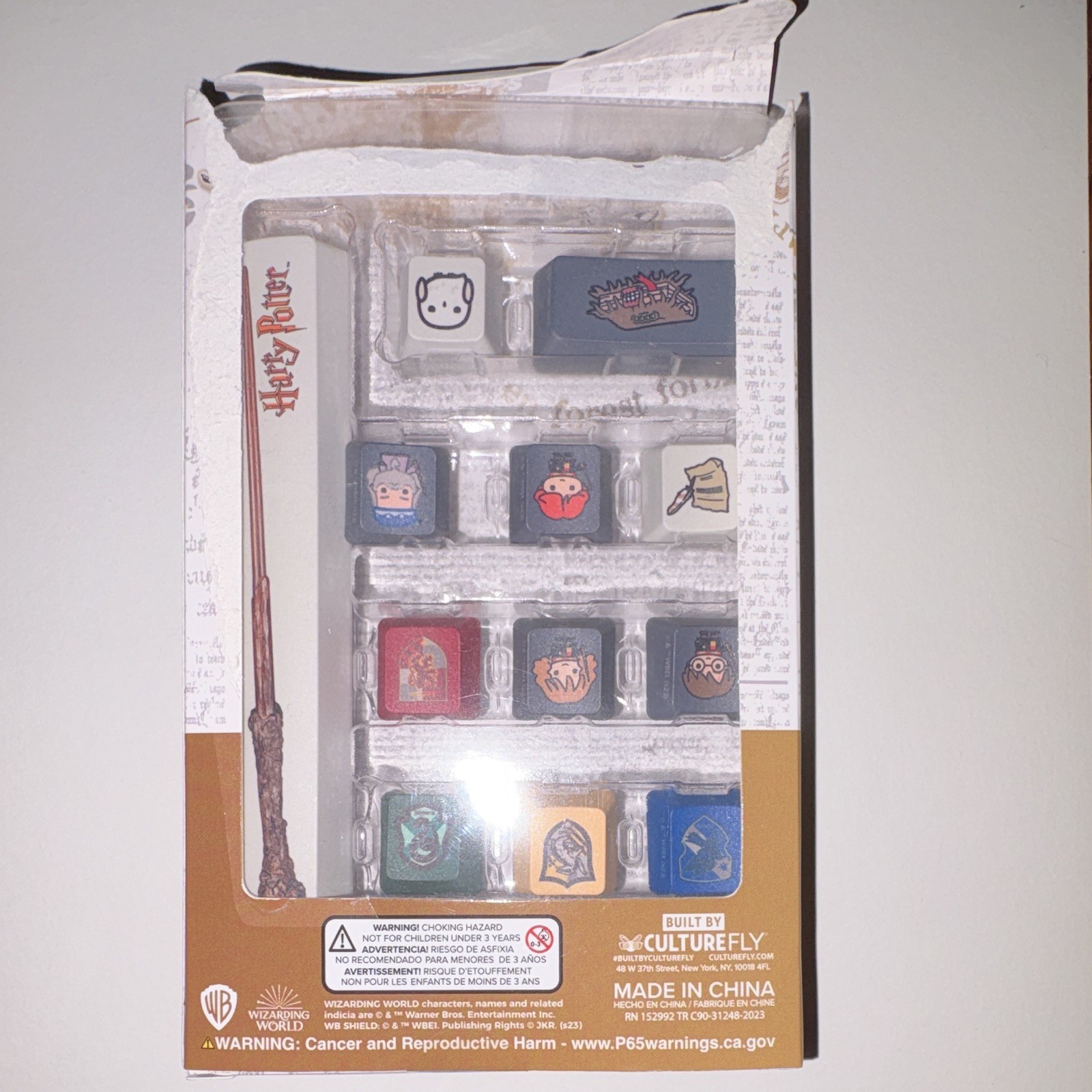 CultureFly Harry Potter Key Caps Set Multicolor Interchangeable Keycaps
