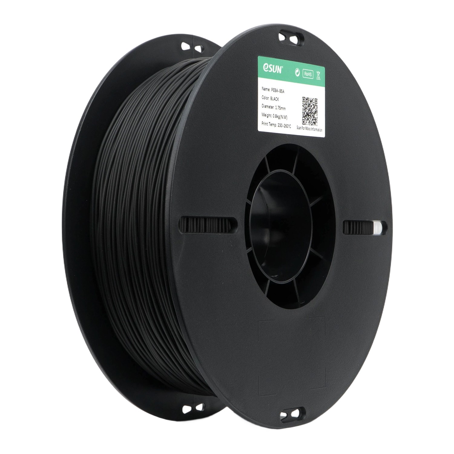 eSUN PEBA-85A 3D Printer Filament Lightweight 1.75mm 0.8kg/Spool for Fast Print
