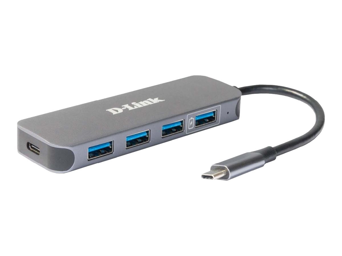 D-Link DUB-2340 Hub 4 x SuperSpeed USB 3.0+ 1 USB-C USB-C to 4-Port USB 3.0 Hub