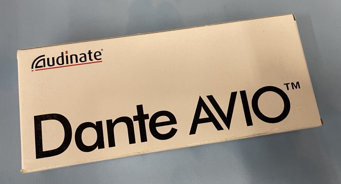 Audinate ADP-USB-AU-2X2 Dante AVIO 2x2 USB Type-A I/O Adapter for Dante Audio