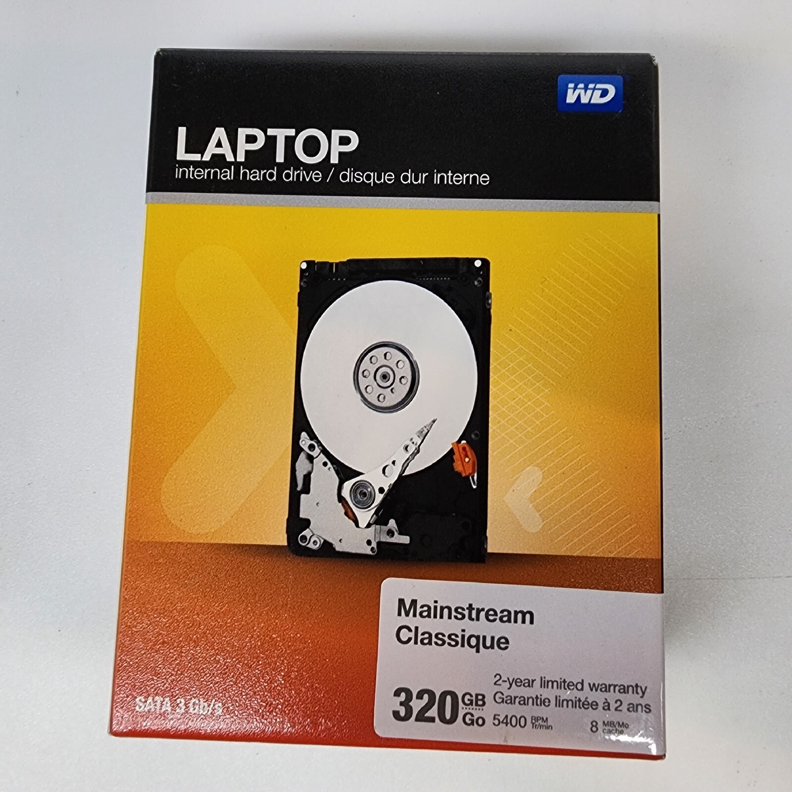 Western Digital 320GB 5400 RPM SATA Internal Hard Drive WDBMYH3200ANC-NRSN New