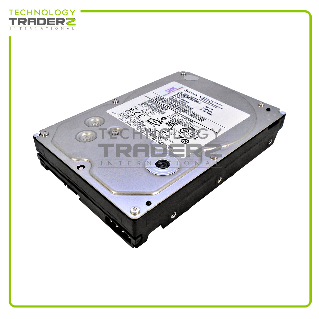 43W7576 IBM 750GB 7.2K SATA 3Gbps 3.5" Hard Drive 43W7579 43W7656 W/O Tray