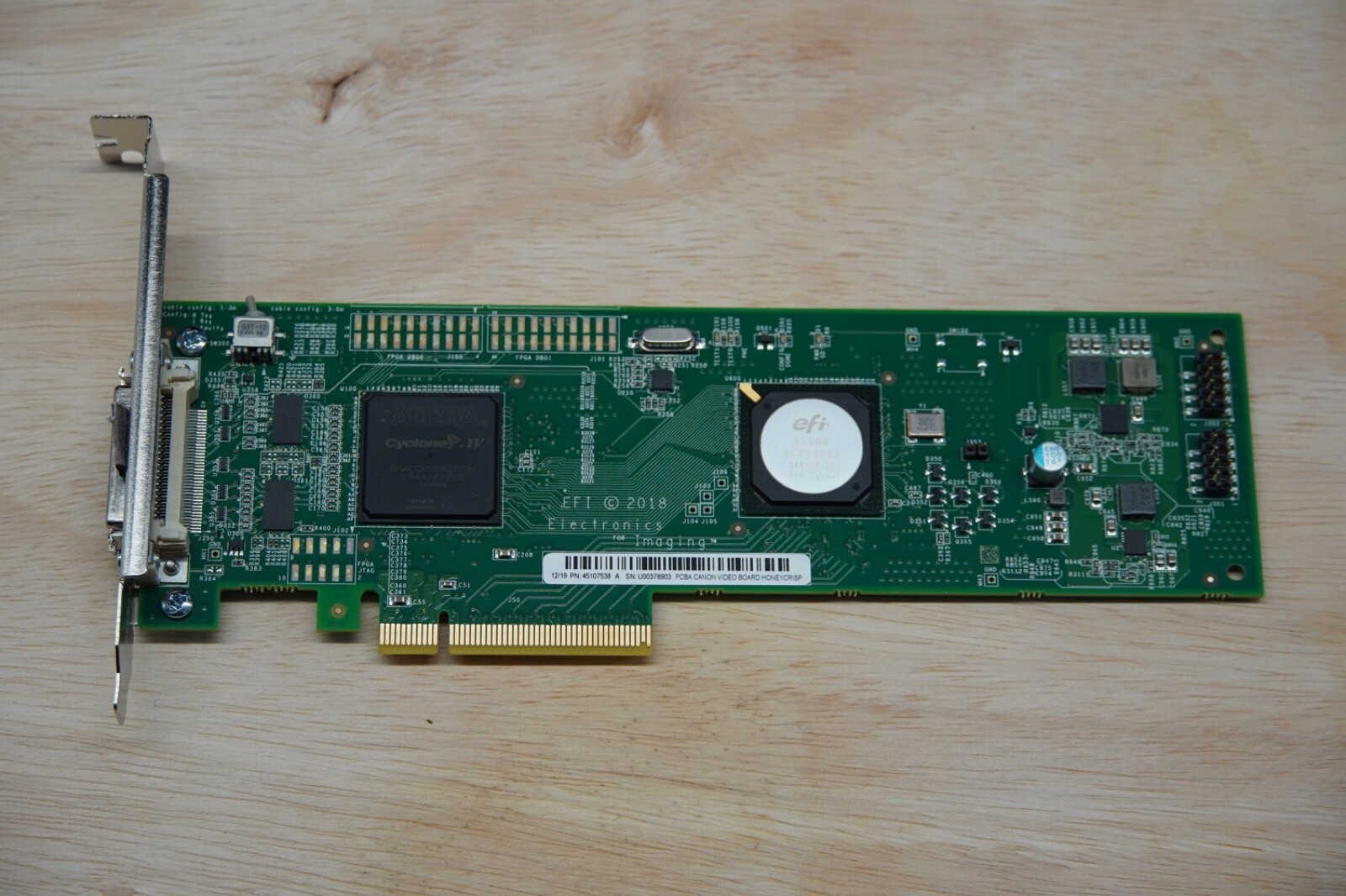 Canon NX ONE Server Card NX ONE-08 Print Server L30 PN: 45107538 Fiery PCBA