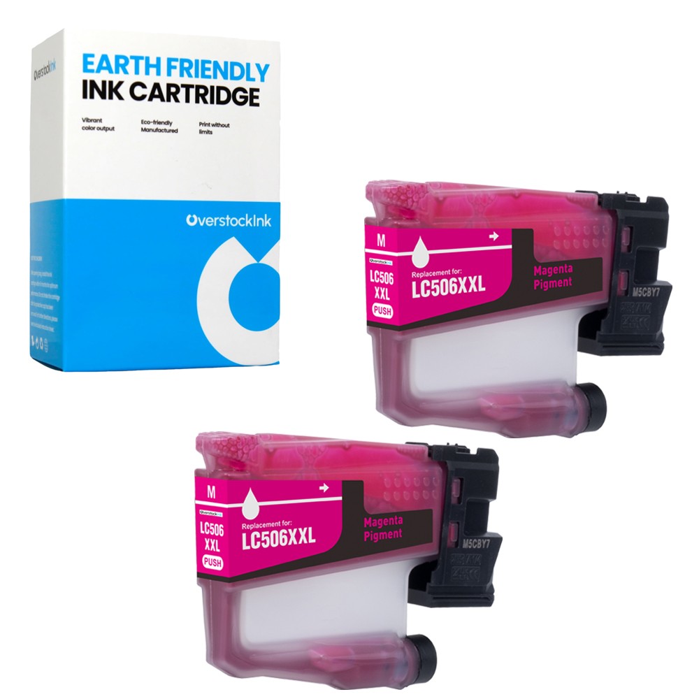 2-Pack OSI Compatible LC506XXLM Ink Cartridges fits Brother MFC-J4355DW J4555DW