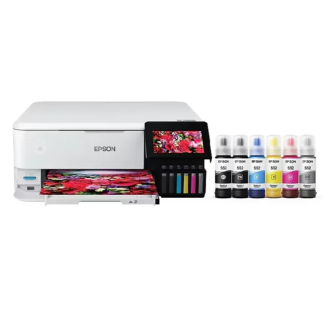 Epson EcoTank Photo ET-8500 Wireless Color All-in-One Supertank Printer