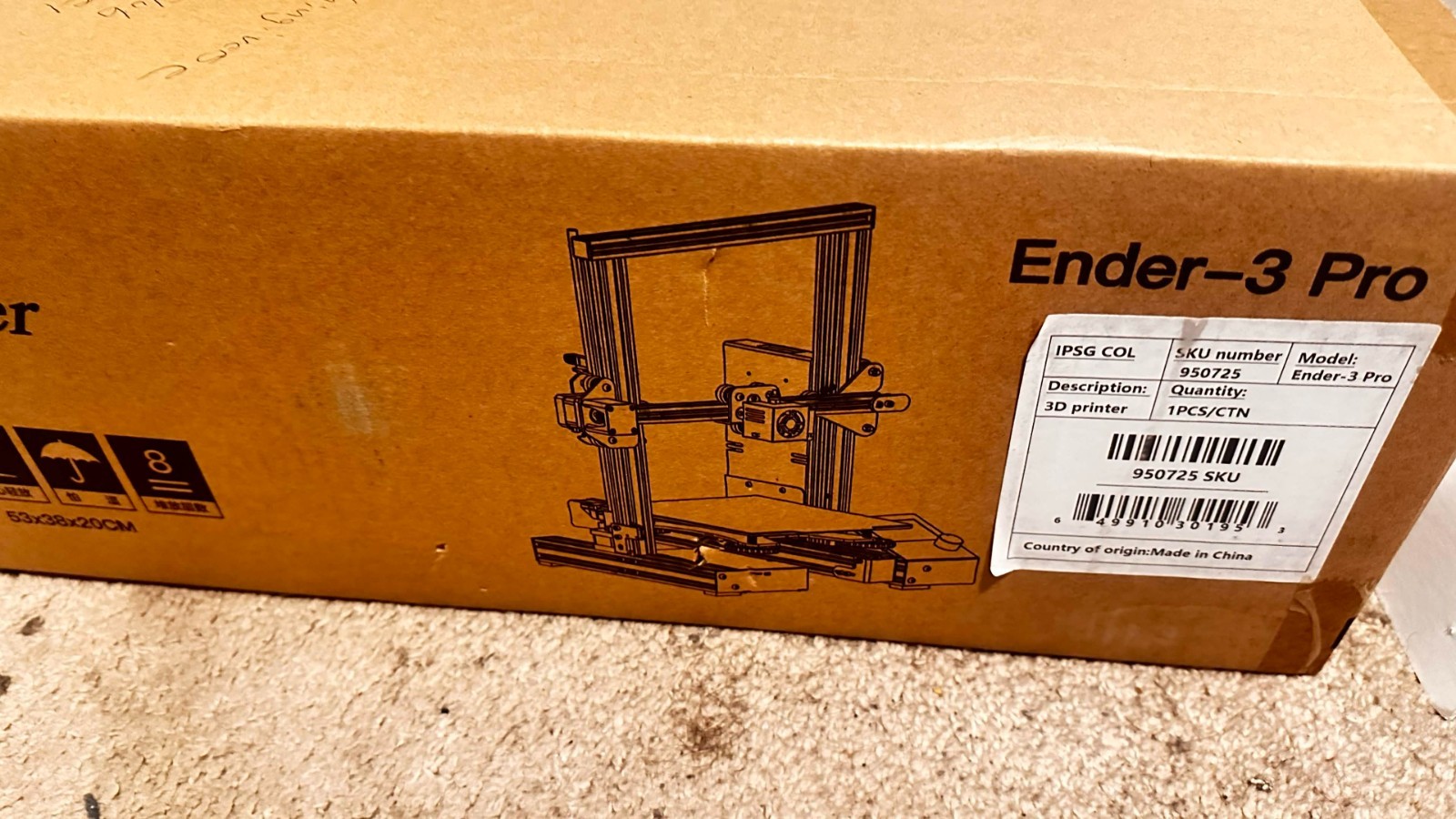 Brand New Creality Ender-3 Pro 3D Printer + 9 New PLA Filament Rolls Bundle