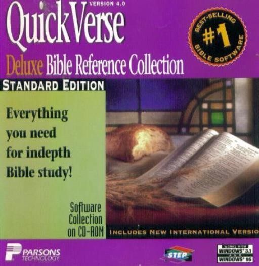 QuickVerse Deluxe Bible Reference Collection 4.0 PC CD religious study tools