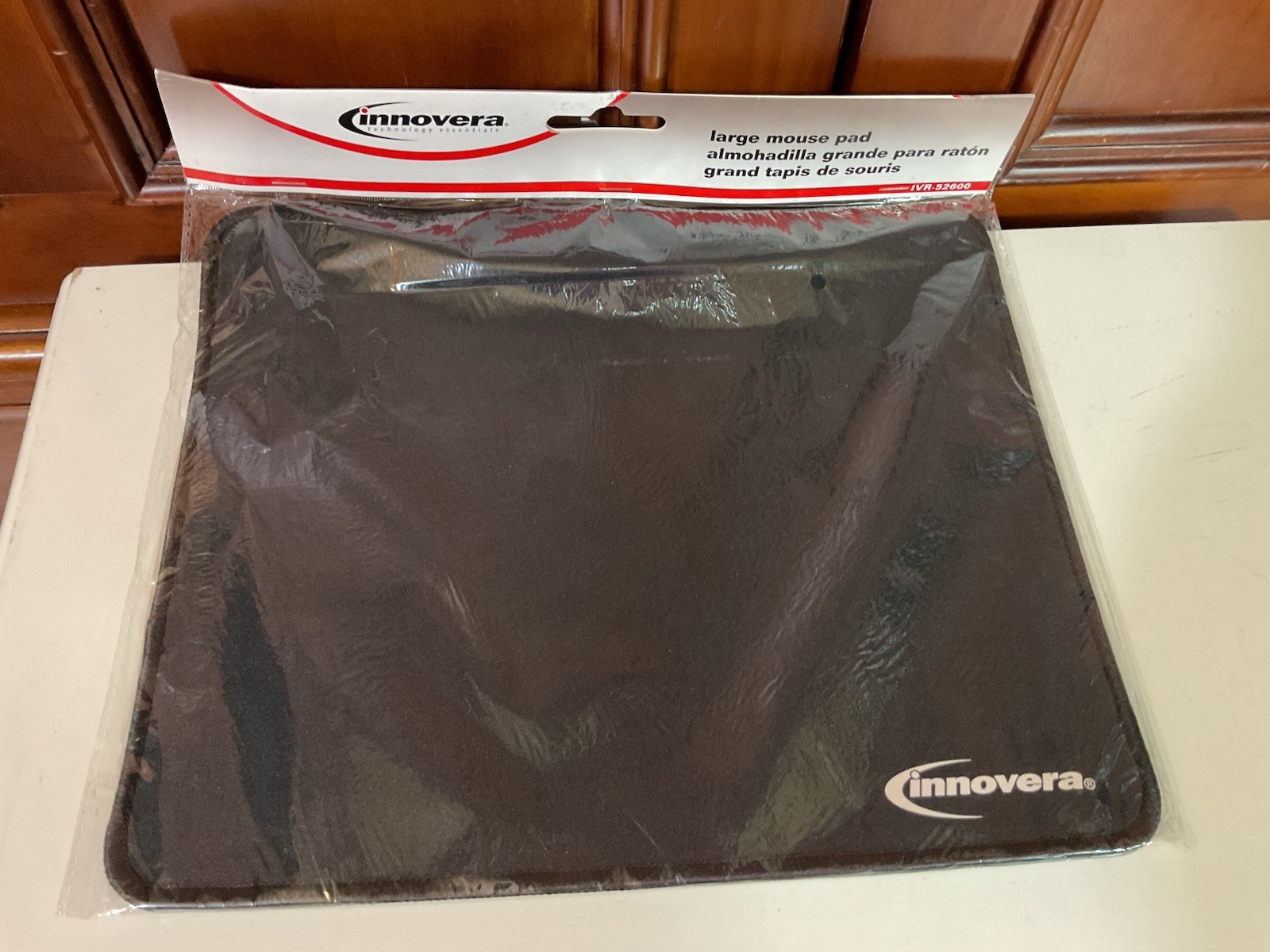 Innovera Technology Essentials Large Mouse Pad Nonskid Rubber Backing NWT Black
