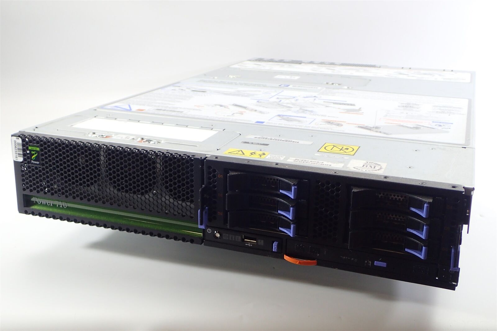 IBM Power 710 8231-E1D Power 7+ 3.61GHz 5x300GB HDD 16GB RAM 1xPSU
