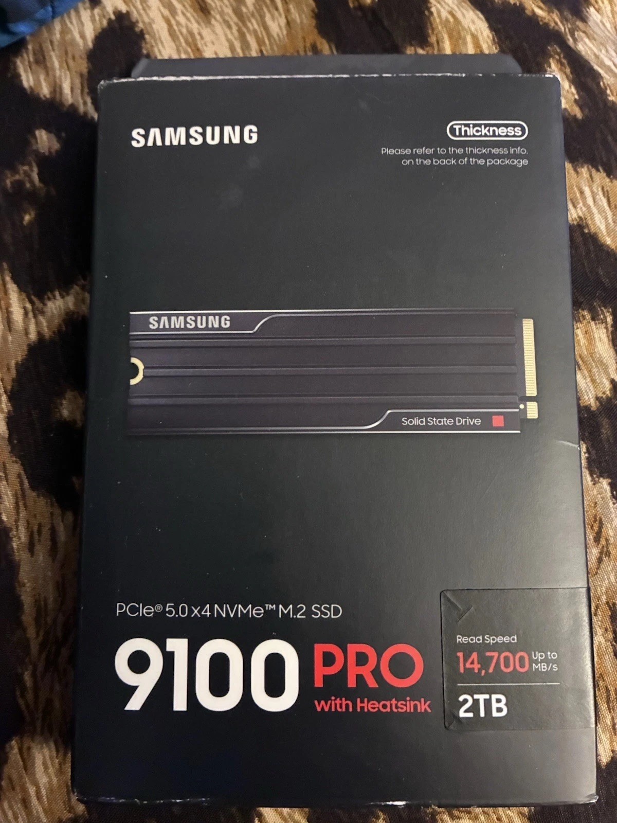 New SAMSUNG SSD 9100 PRO with Heatsink 2TB PCIe 5.0x4 M.2 2280 MZ-VAP2T0CW