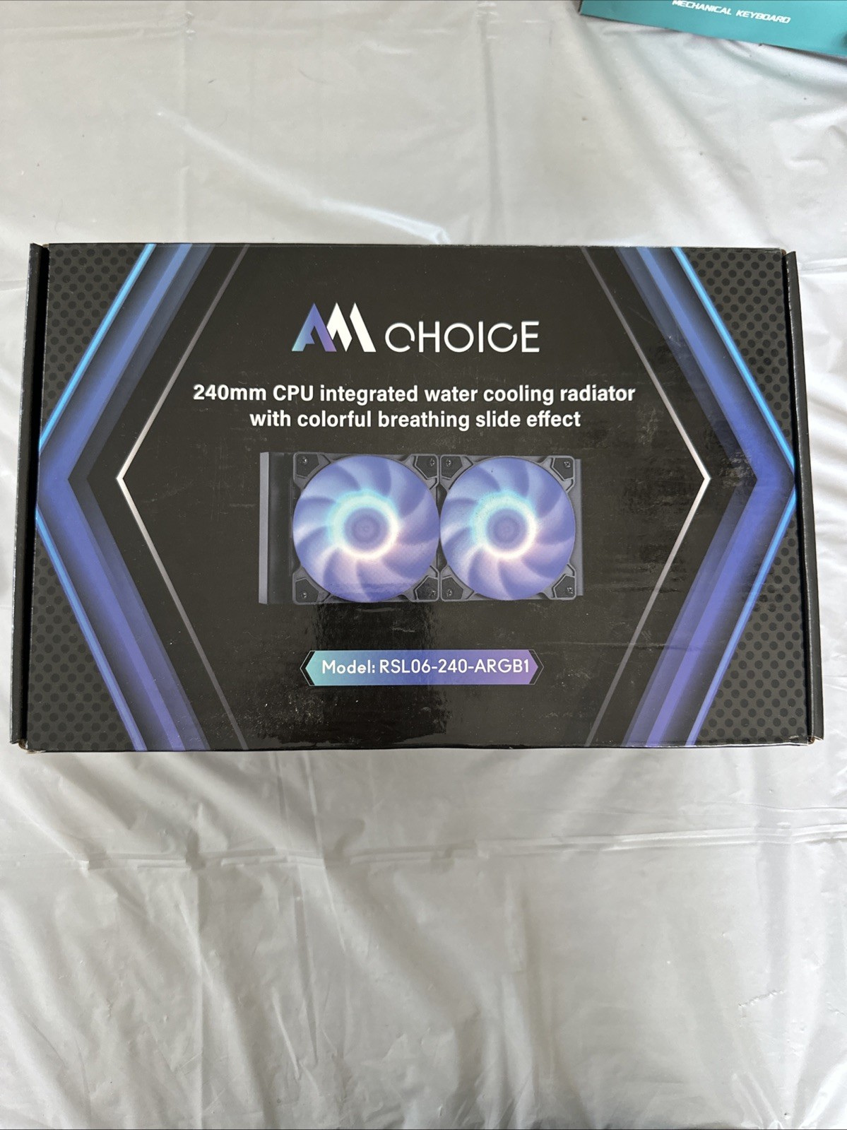 AM Choice 240 Mm CPU Integrated Water Cooling Radiator Model RSL06-240-ARGB1