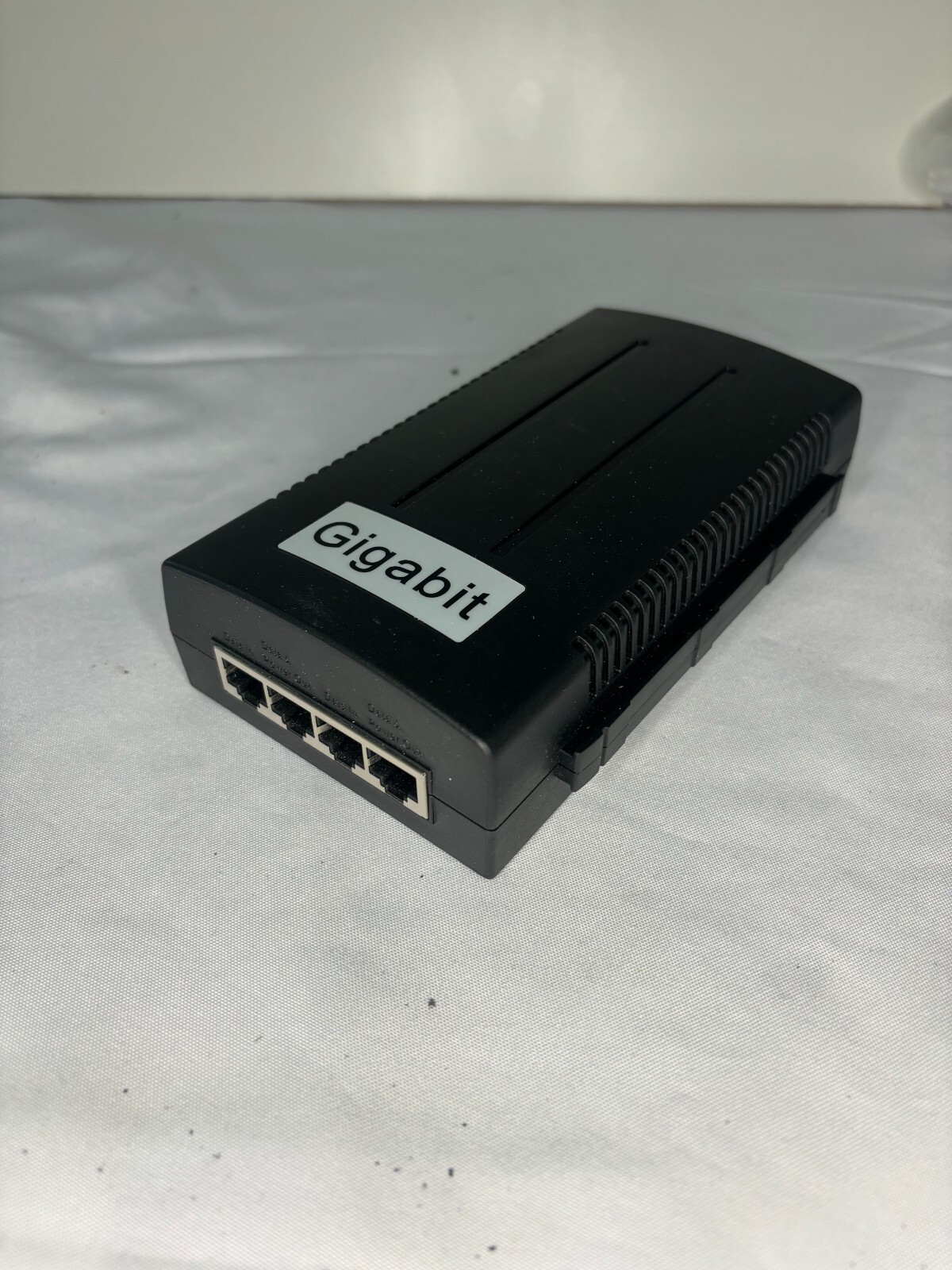 2-Port Gigabit PoE Injector/Midspan w/ Integral Power Supply, 48VDC @ 33.5W