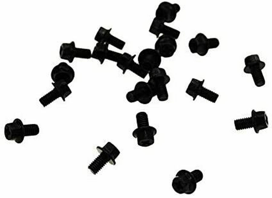 Computer Motherboard Screws 50-Pack Black
