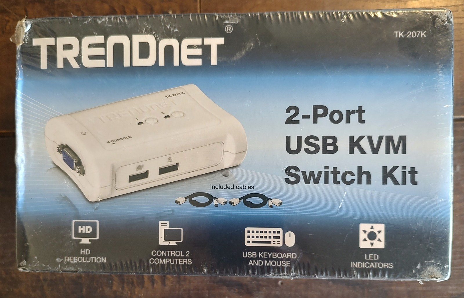 TRENDnet Tk207 2-port USB KVM Switch Cable Kit