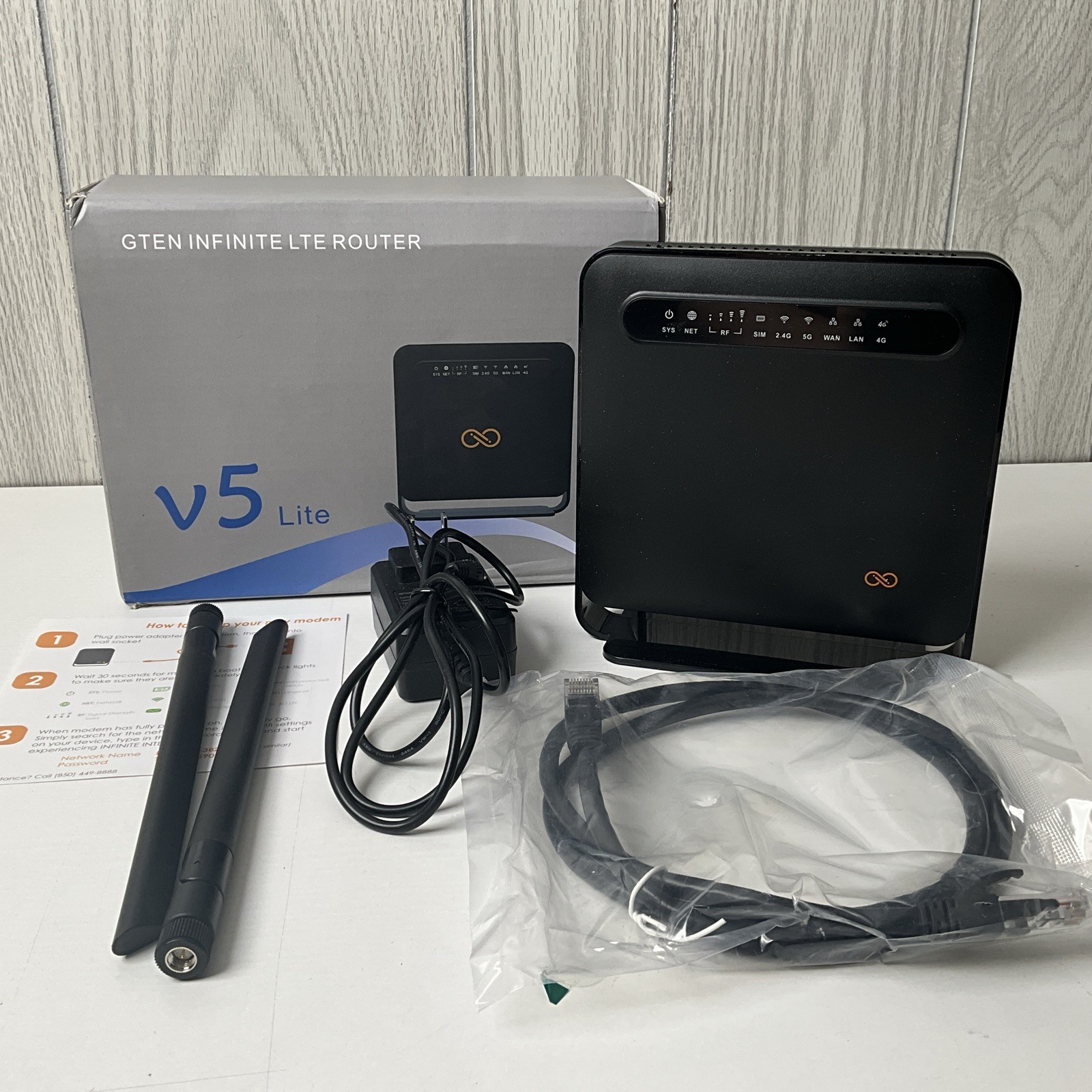 GTEN INFINITE V5 LITE Series LTE Modem Router - OPENED BOX