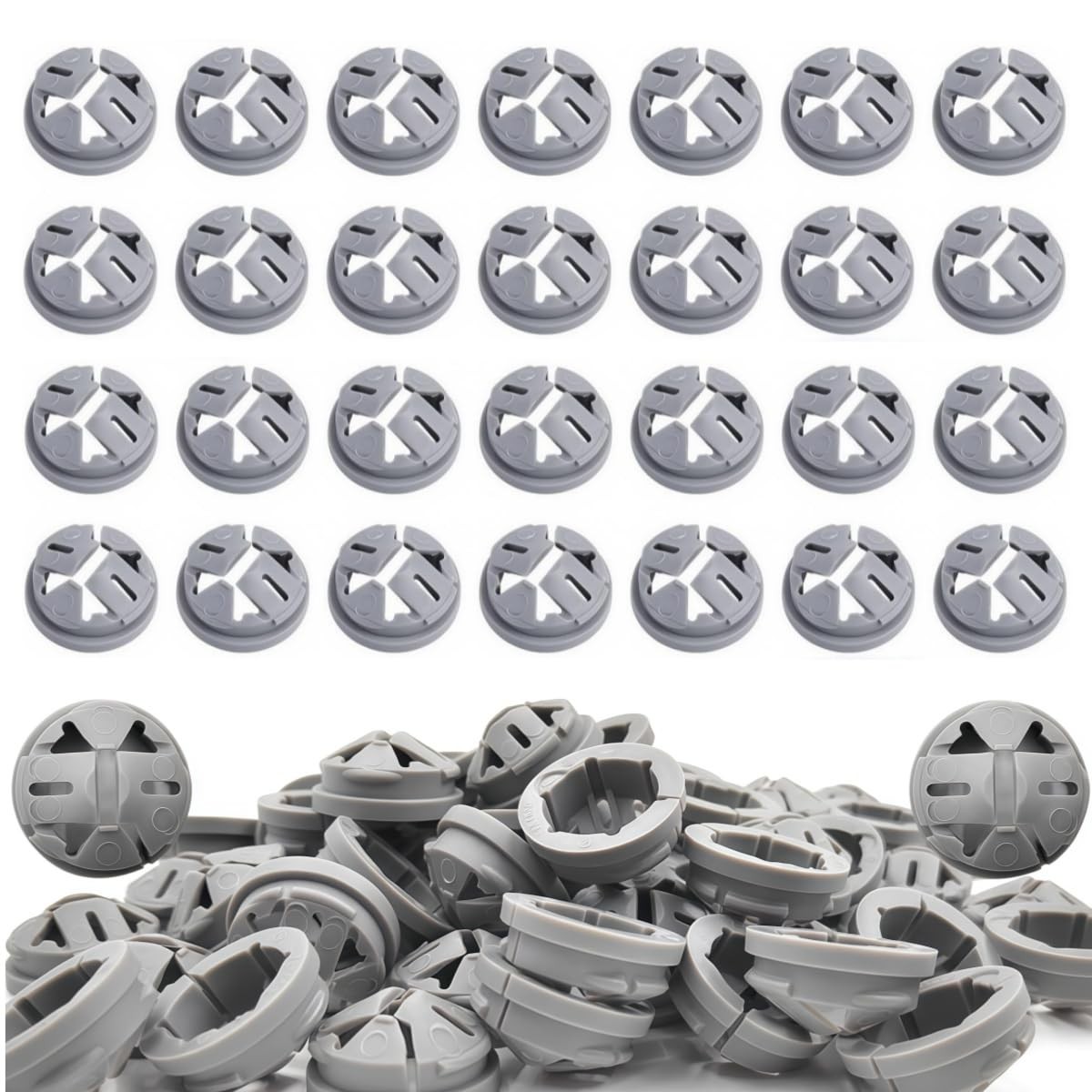 150 Pcs of 3/8-1/2 Inch Electrical Wire Box Connectors, Wire Connectors Push 
