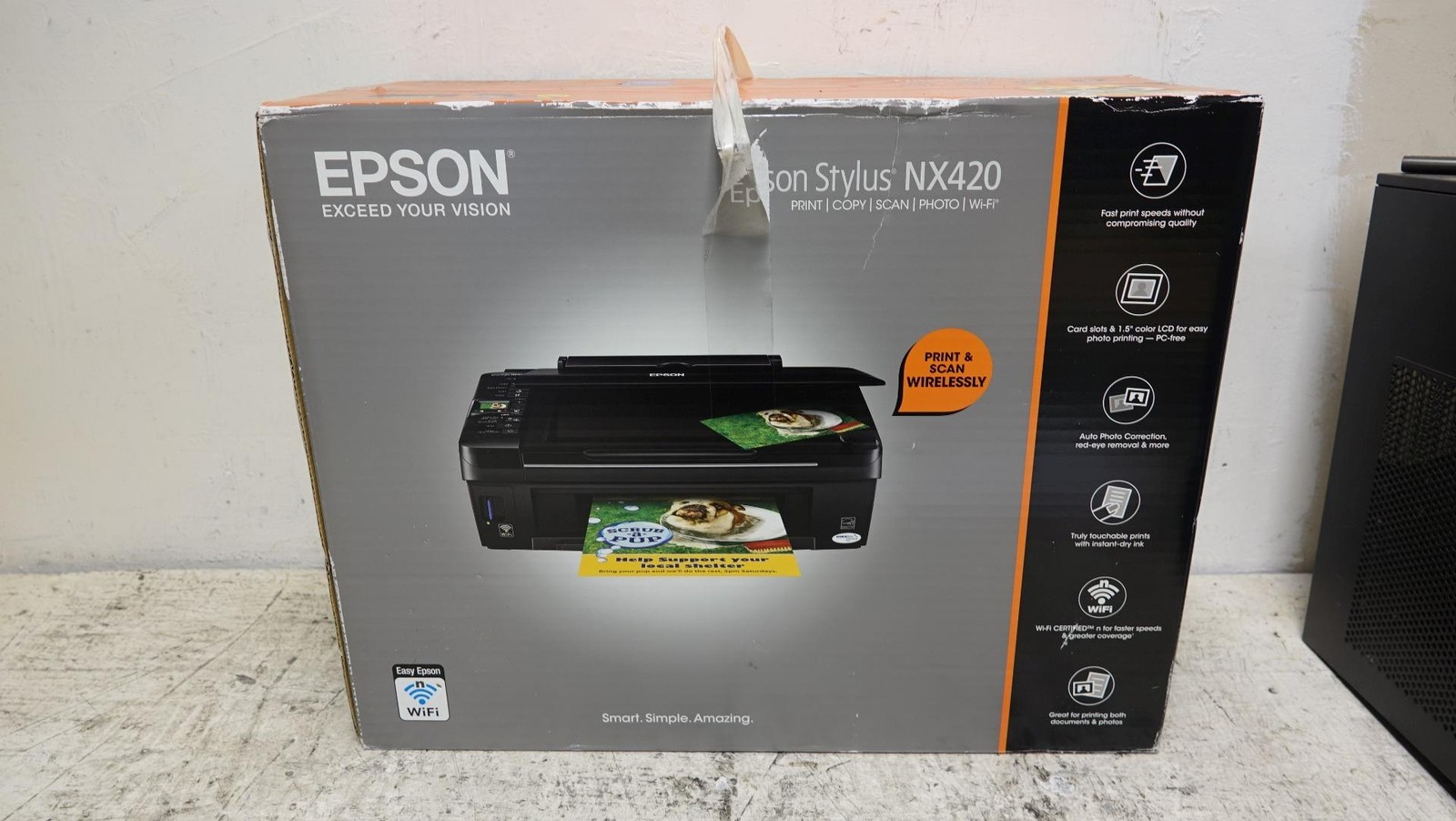 New Epson Stylus NX420 All-In-One Inkjet Printer ~ 