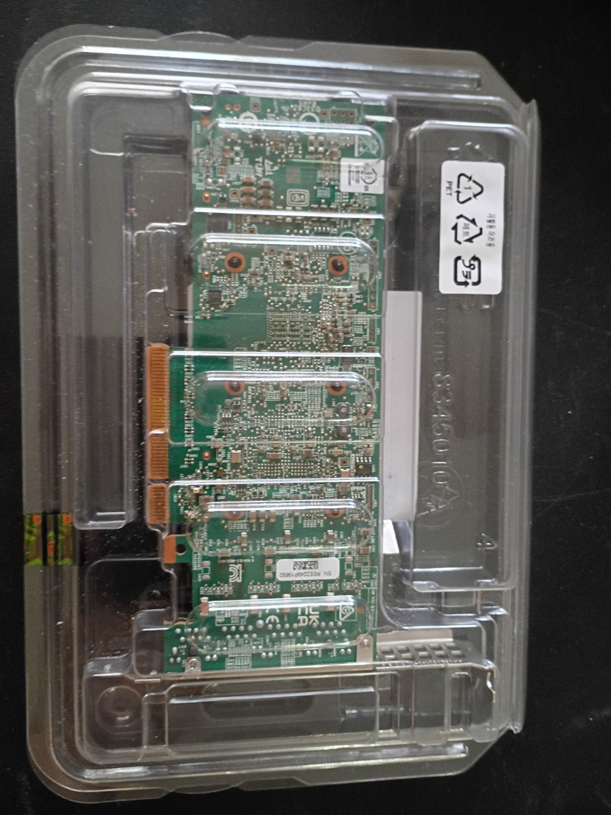 Dell Marvell QLogic FastLinQ 41164 33M0K Quad Port 10GbE RJ45 Network Card