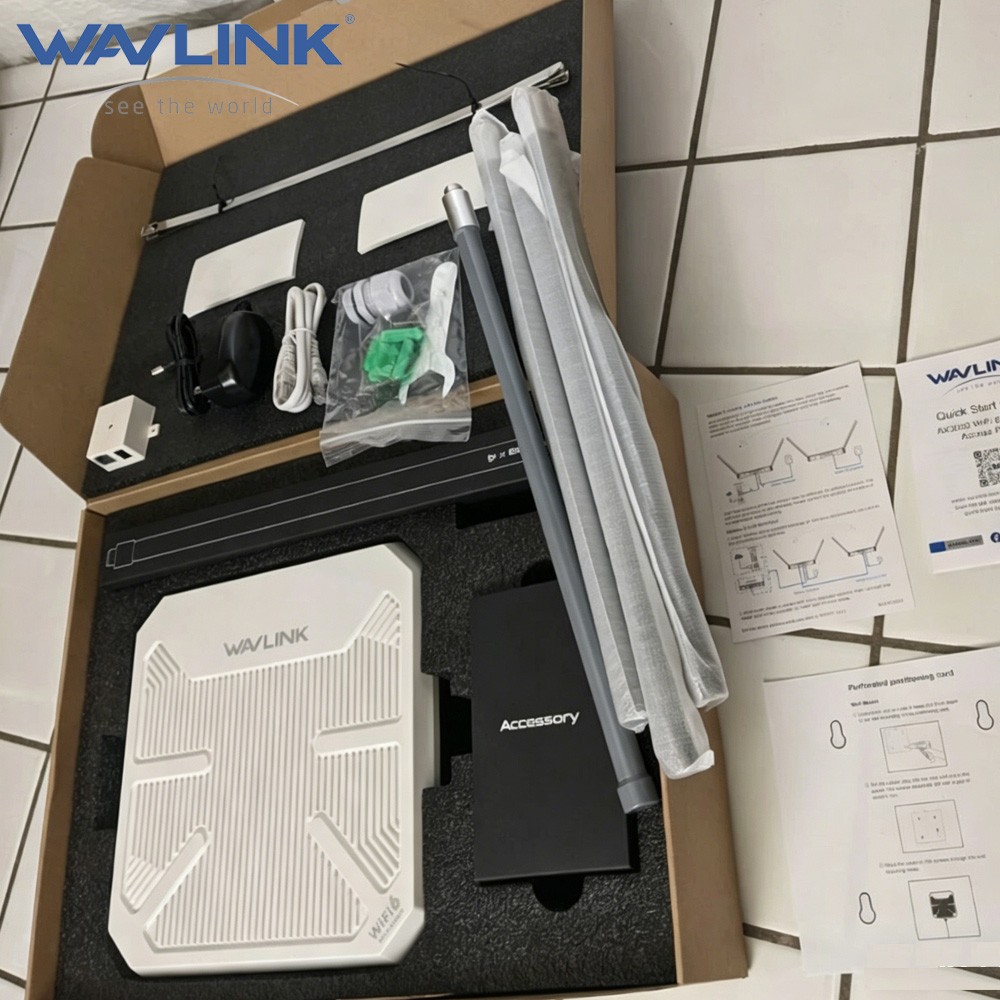 Outdoor WiFi 6 Mesh Router WiFi Extender Long Range Signal Booster Access Point