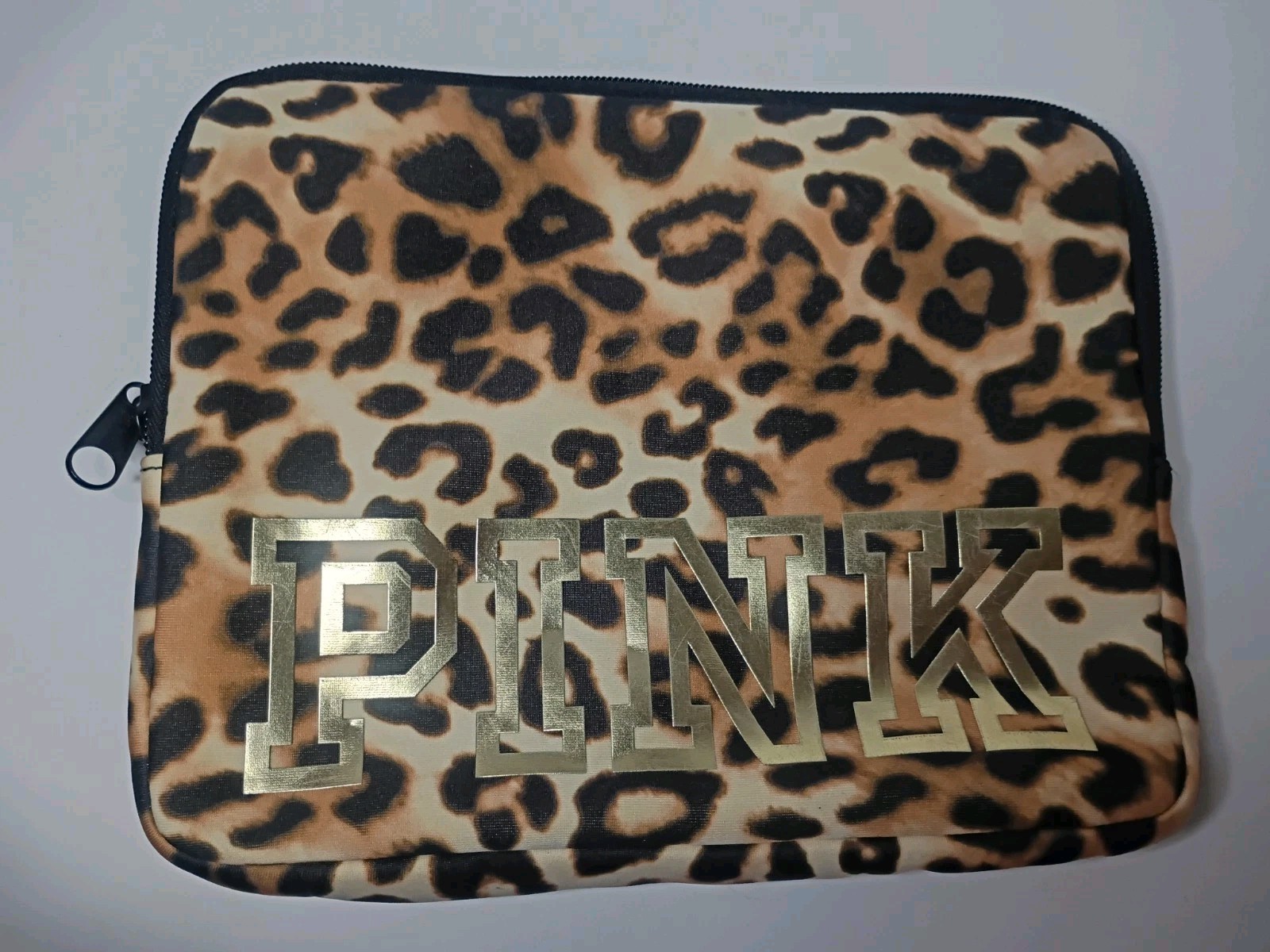 Victoria Secret PINK Tablet Sleeve Holder Bag Leopard, Rare, HTF