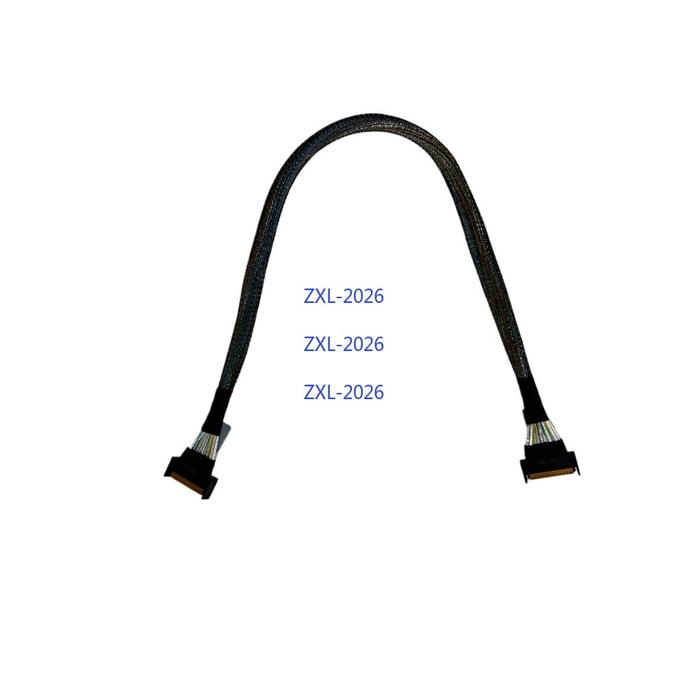 PCIe Gen5 MCIO intersection MCIO 8I to MCIO 8I Cord 50CM interconnect Dual  US