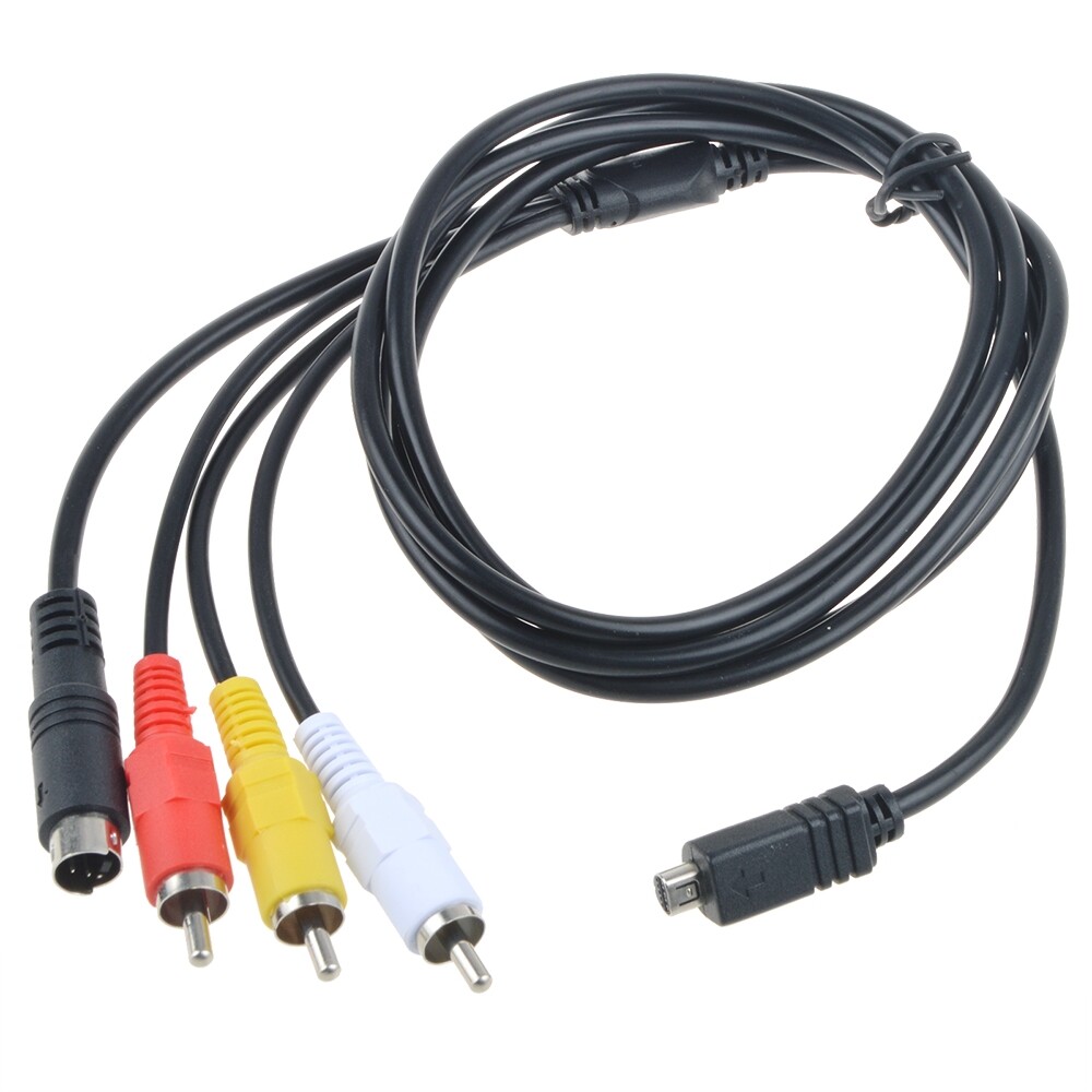 AV A/V Audio Video TV Cable Cord Lead For Sony Handycam DCR-DVD650/e/v Camcorder