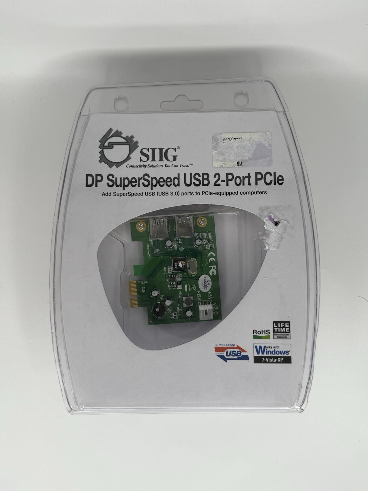 SIIG DP 2-Port USB 3.0 PCIe JU-P20412-S2