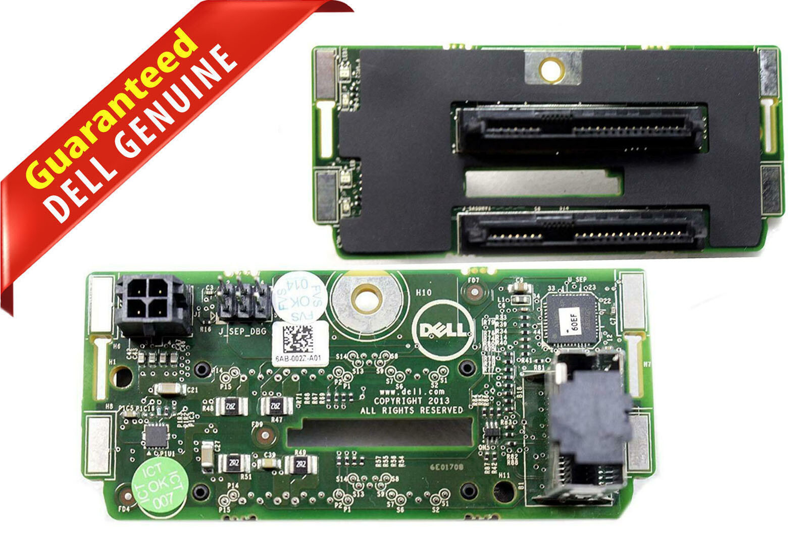 NEW Genuine OEM DELL Dual Hub 2.5" Backplane Board WGFJ2 CN-0WGFJ2