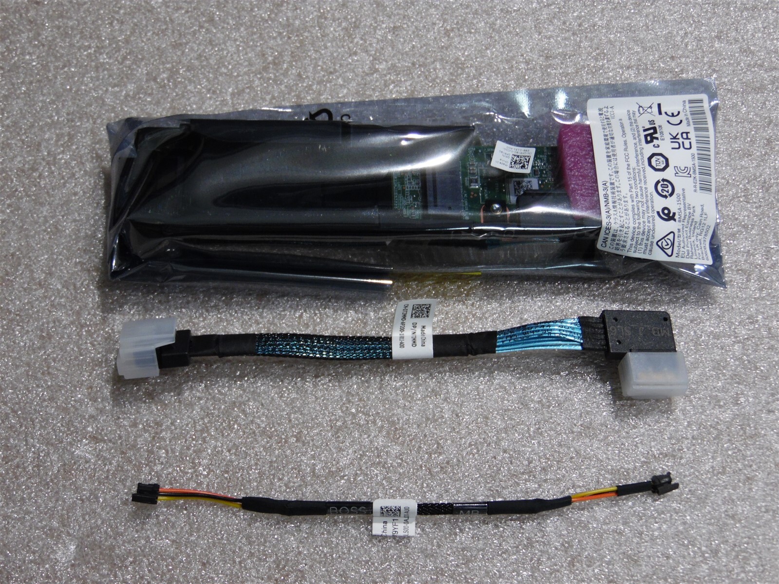 DELL POWEREDGE SERVER R660 BOSS N1 PCIE DUAL M.2 SLOT RISER KIT WW56V